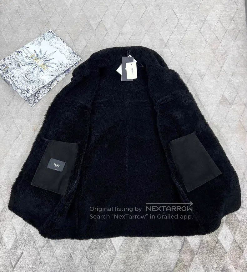 Fendi Fendi 23FW heavy fur coat jacket, ultra-thick, hand-stitch Size US S / EU 44-46 / 1 - 4 Thumbnail