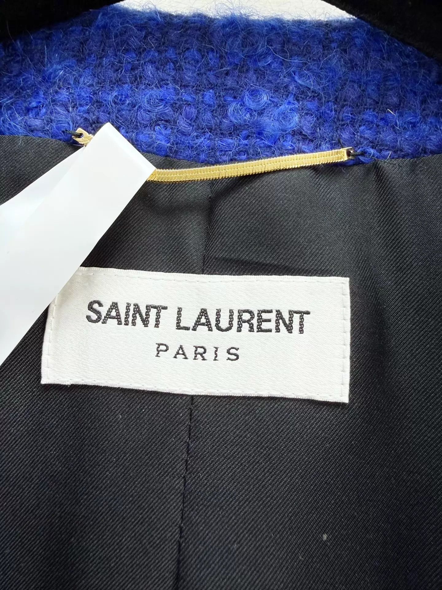 Saint Laurent Paris SAINT LAURENT SLP Woven Wool Coat 36 Worn Once Near New Size XS / US 0-2 / IT 36-38 - 2 Thumbnail