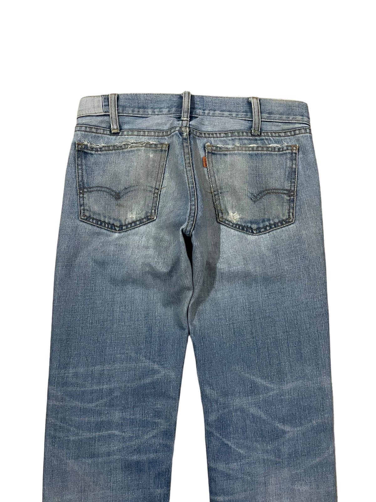 Levi's Vintage Clothing 1990s Levi’s 501 Orange Tab Big E Lot 68606 Distressed Jeans Size US 29 - 8 Thumbnail