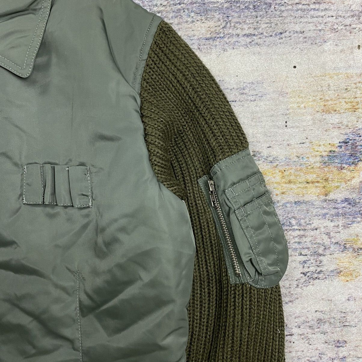 KEITAMARUYAMA Keita Maruyama hybrid bomber jacket Size US M / EU 48-50 / 2 - 5 Thumbnail