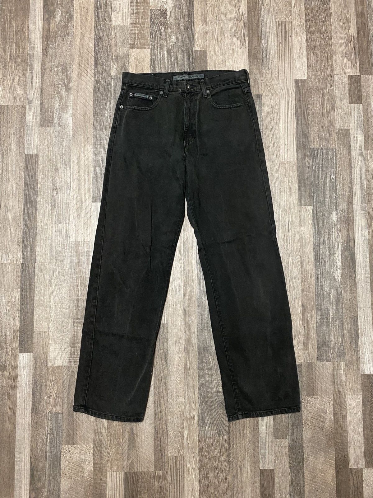 DKNY Vintage 90’s DKNY Black Denim Jeans Pants Relaxed Fit Baggy Size US 32 / EU 48 - 1 Thumbnail