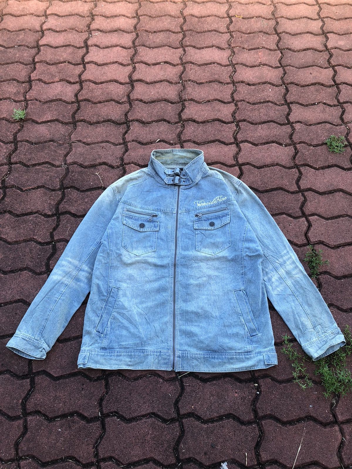 Japanese Brand × Le Grande Bleu (L.G.B.) × Vintage Vintage Mud Wash In The Attic Homme Bondage Denim Jacket Size US XL / EU 56 / 4 - 7 Thumbnail