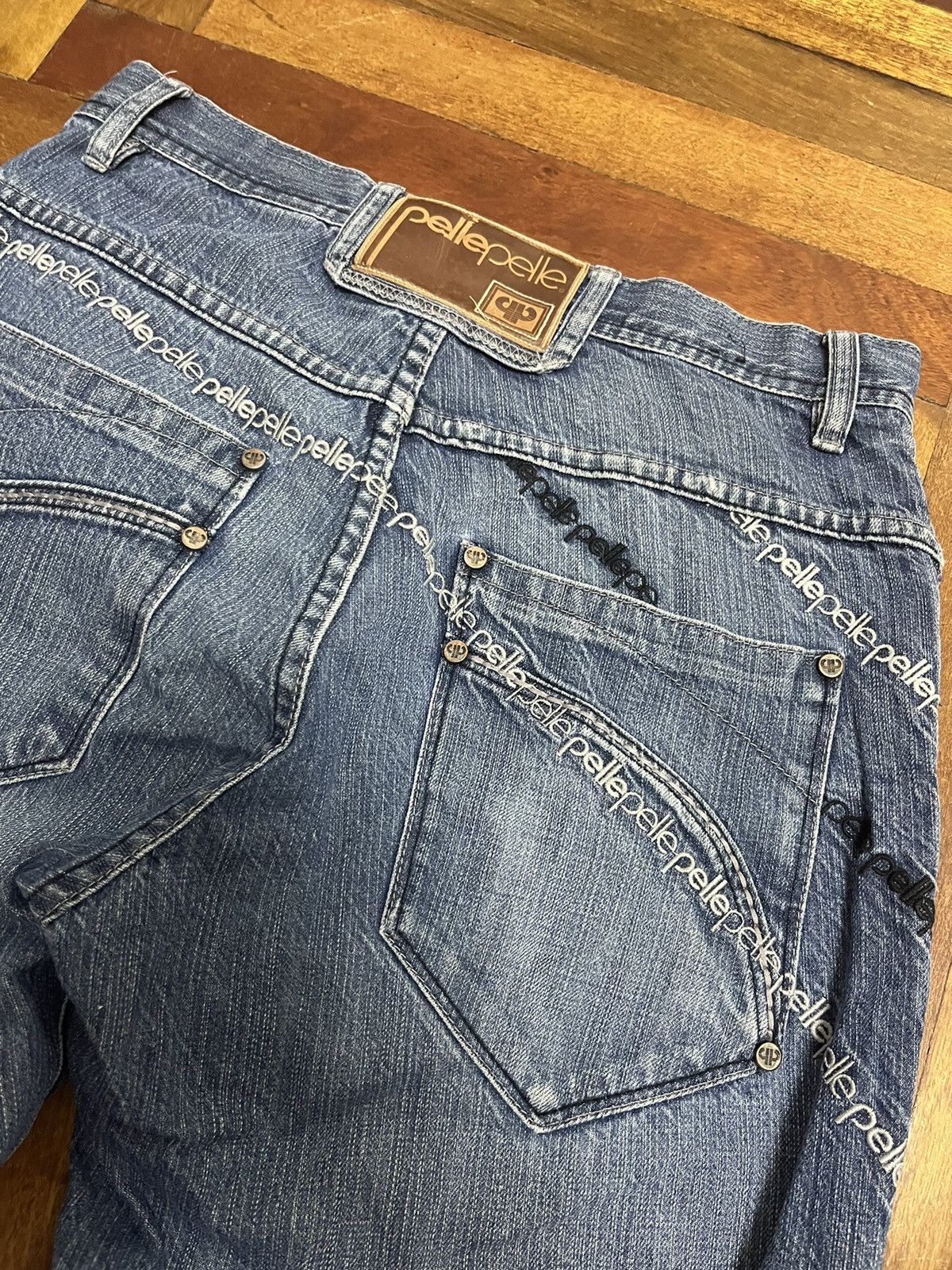 Pelle Pelle × Vintage Pelle Pelle Vintage Rap Baggy Jeans Size US 30 / EU 46 - 3 Thumbnail
