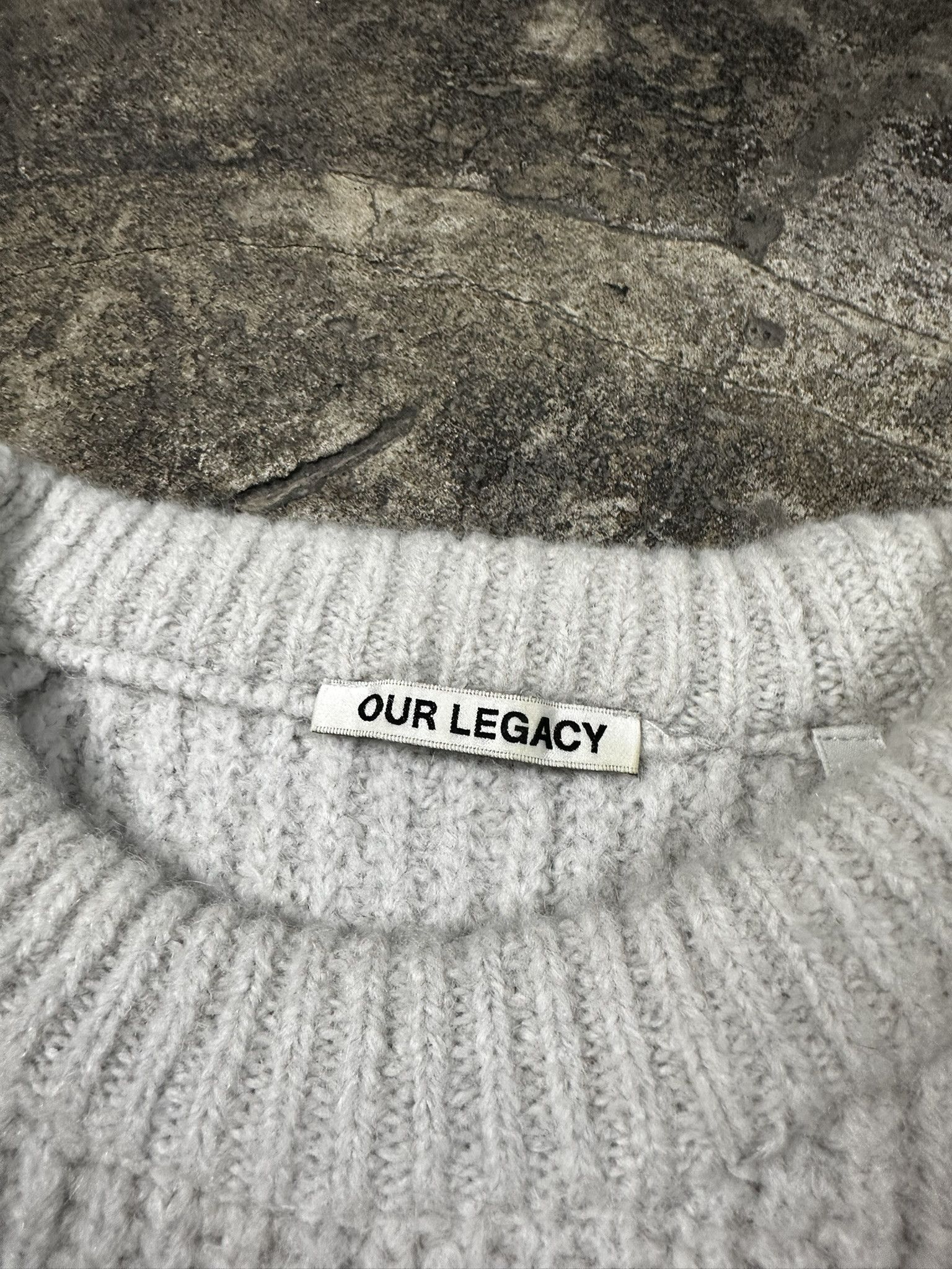 Our Legacy Our Legacy Wool Knit Heavy Chunk Raglan Sweater Size US L / EU 52-54 / 3 - 7 Thumbnail