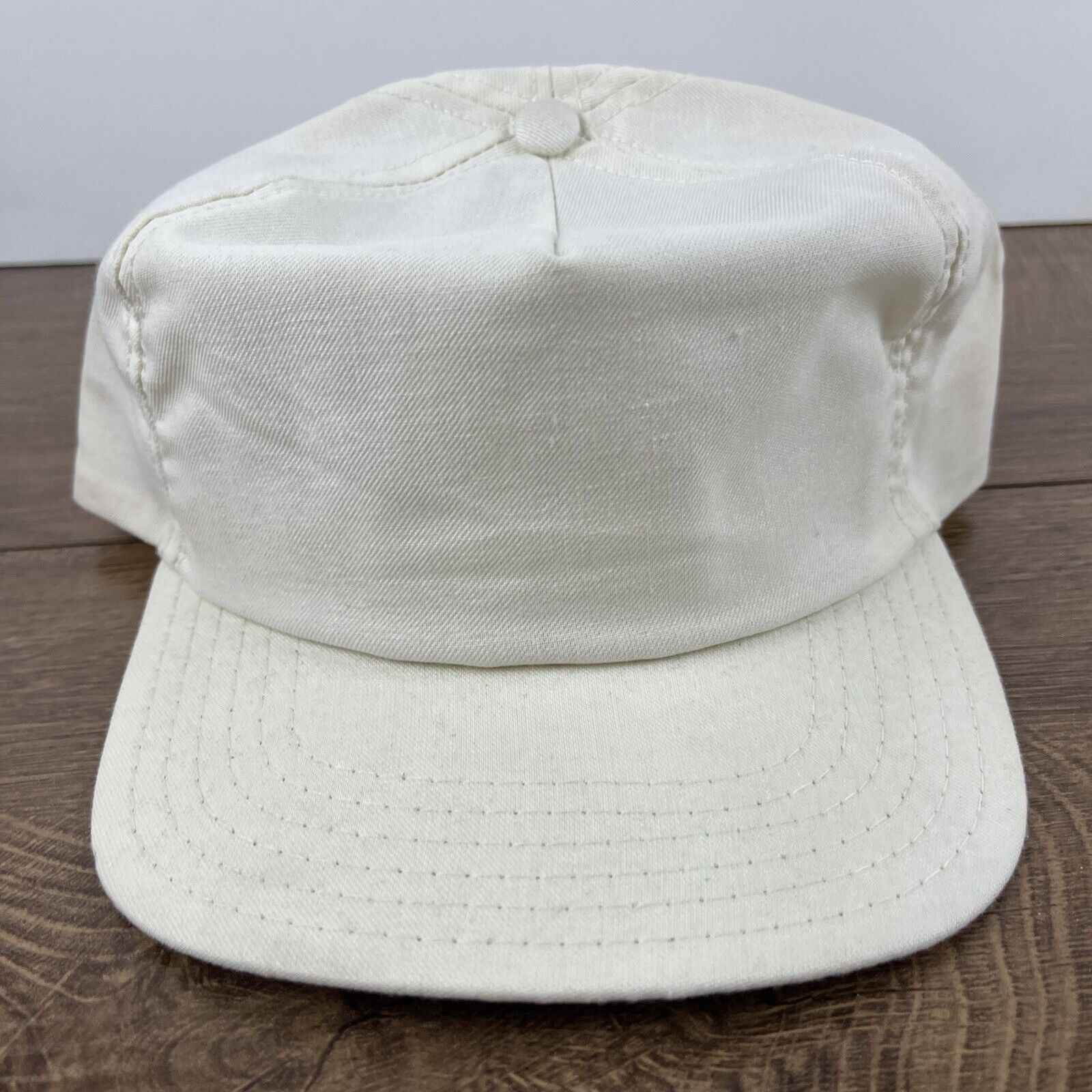 Other Plain White Hat White Hat Plain Adjustable Snapback Adult Si Size ONE SIZE - 7 Thumbnail