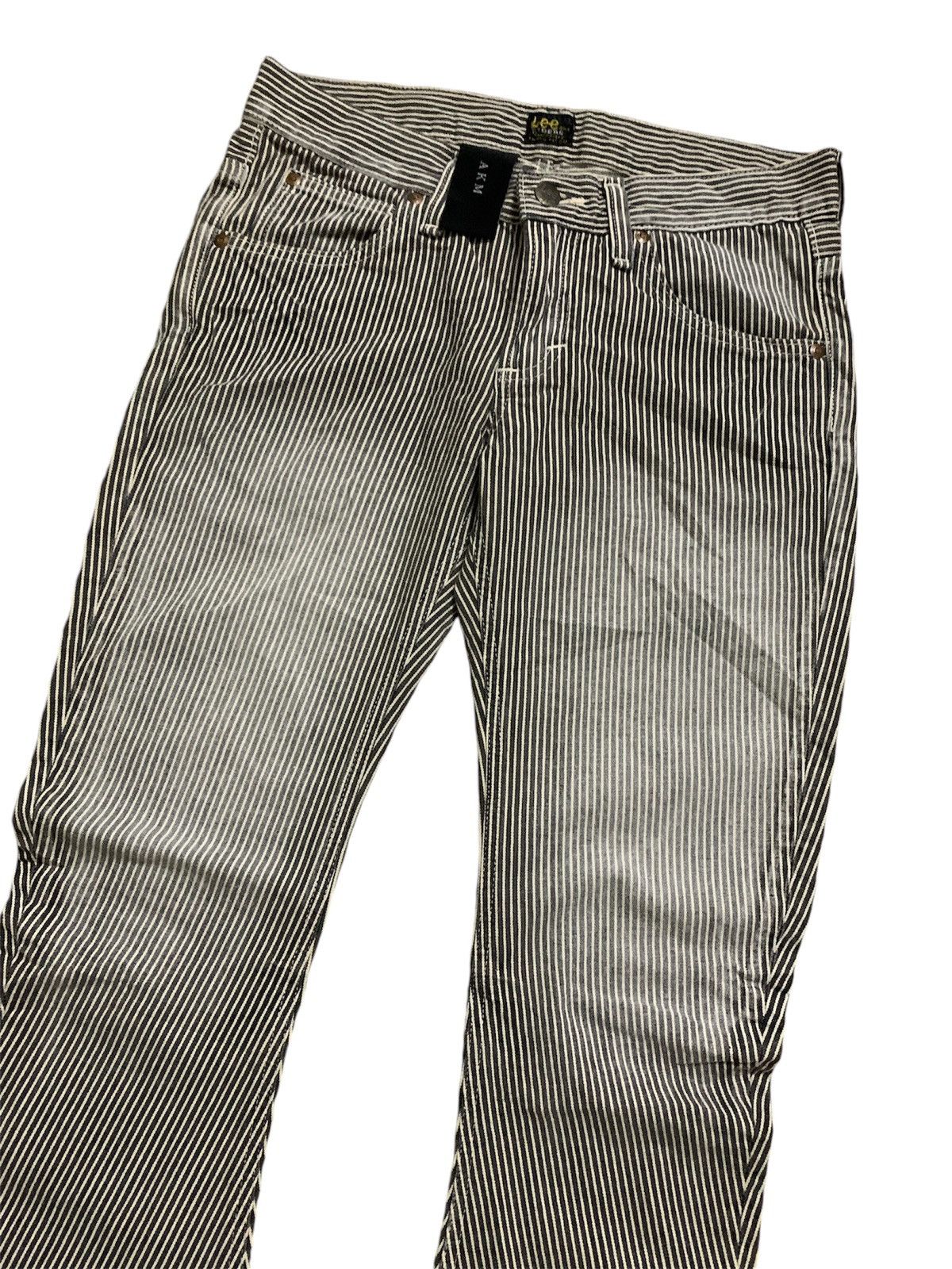 AKM Avant Garde Flare Lee x Akm Hickory Stripe Pant Size 30" / US 8 / IT 44 - 2 Thumbnail