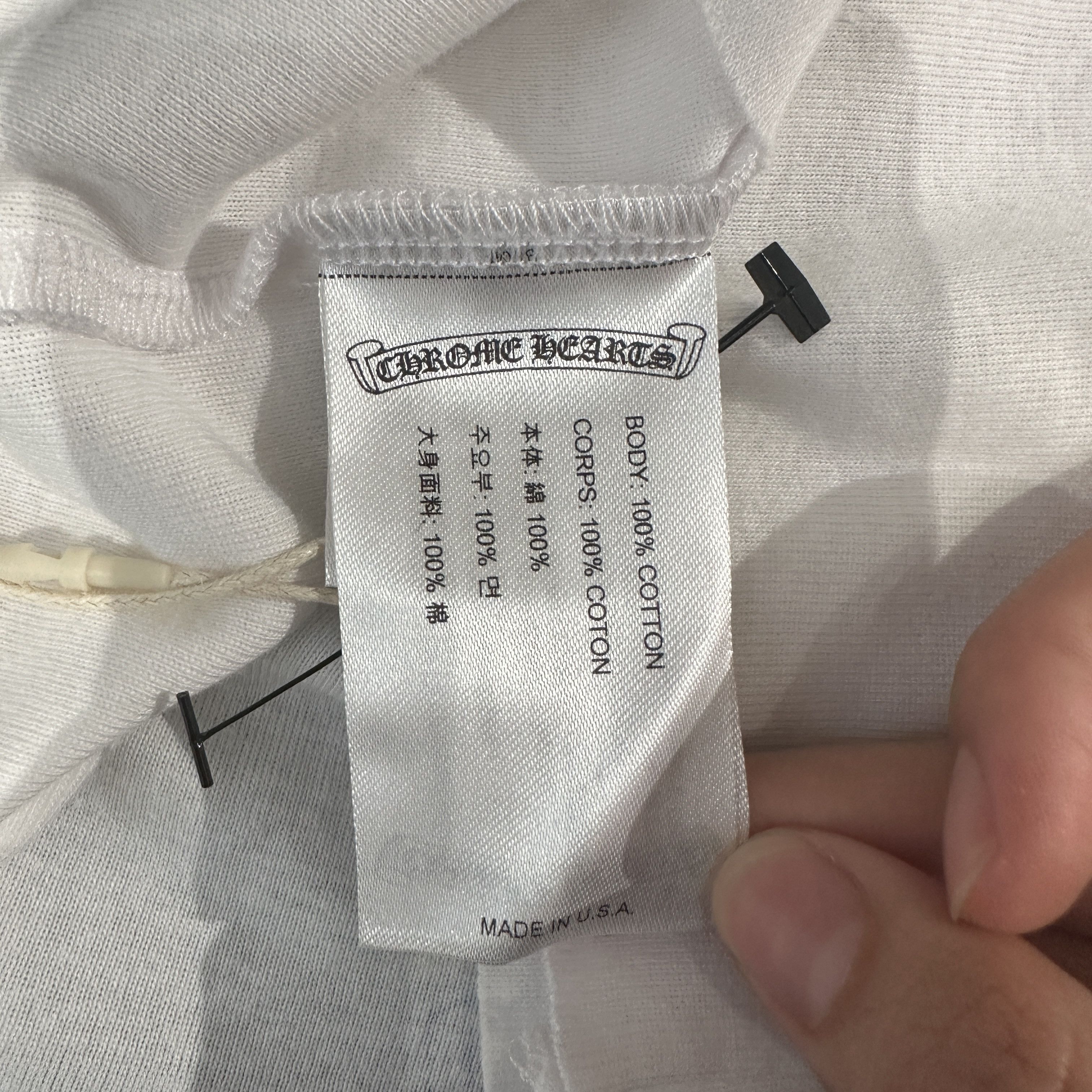 Chrome Hearts × The Rolling Stones Chrome Hearts Rolling Stones Neck Logo Baby Short Tee Size ONE SIZE - 6 Thumbnail