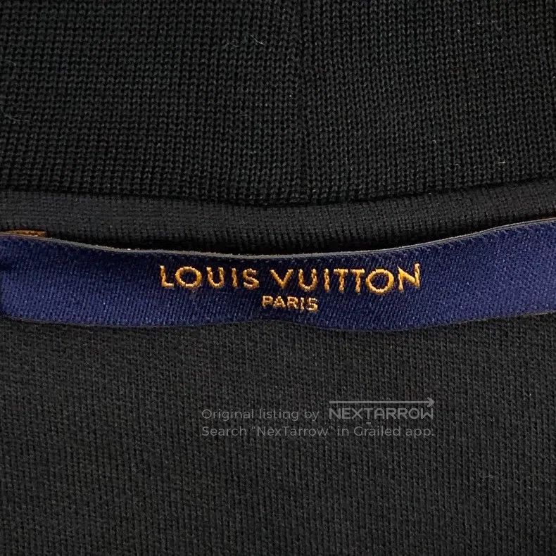 Louis Vuitton Louis Vuitton Black logo monogrammed cotton crewneck long- Size US S / EU 44-46 / 1 - 5 Thumbnail