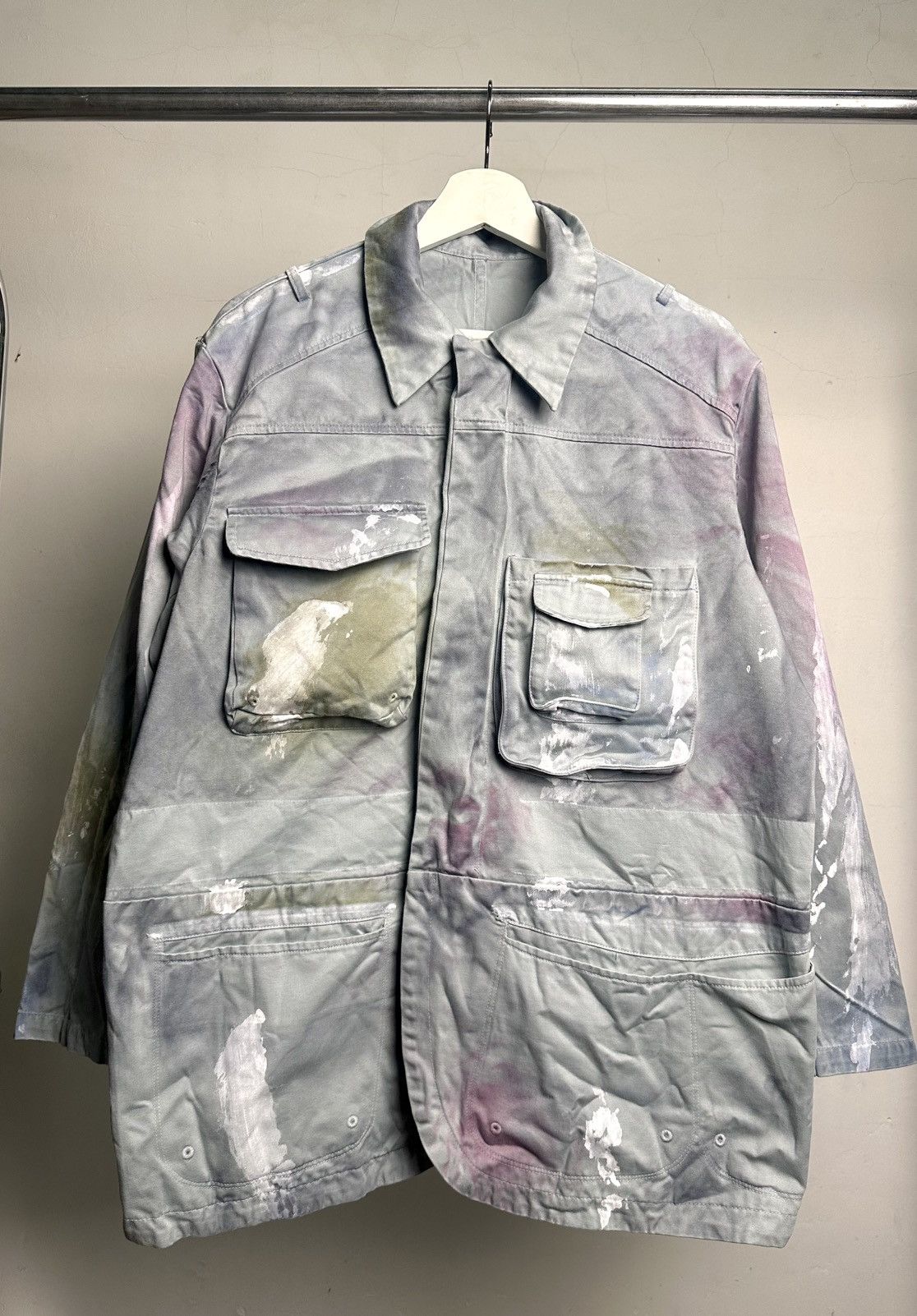 Acne Studios Acne Studios Paint Splatter Utility Jacket Size US M / EU 48-50 / 2 - 1 Thumbnail