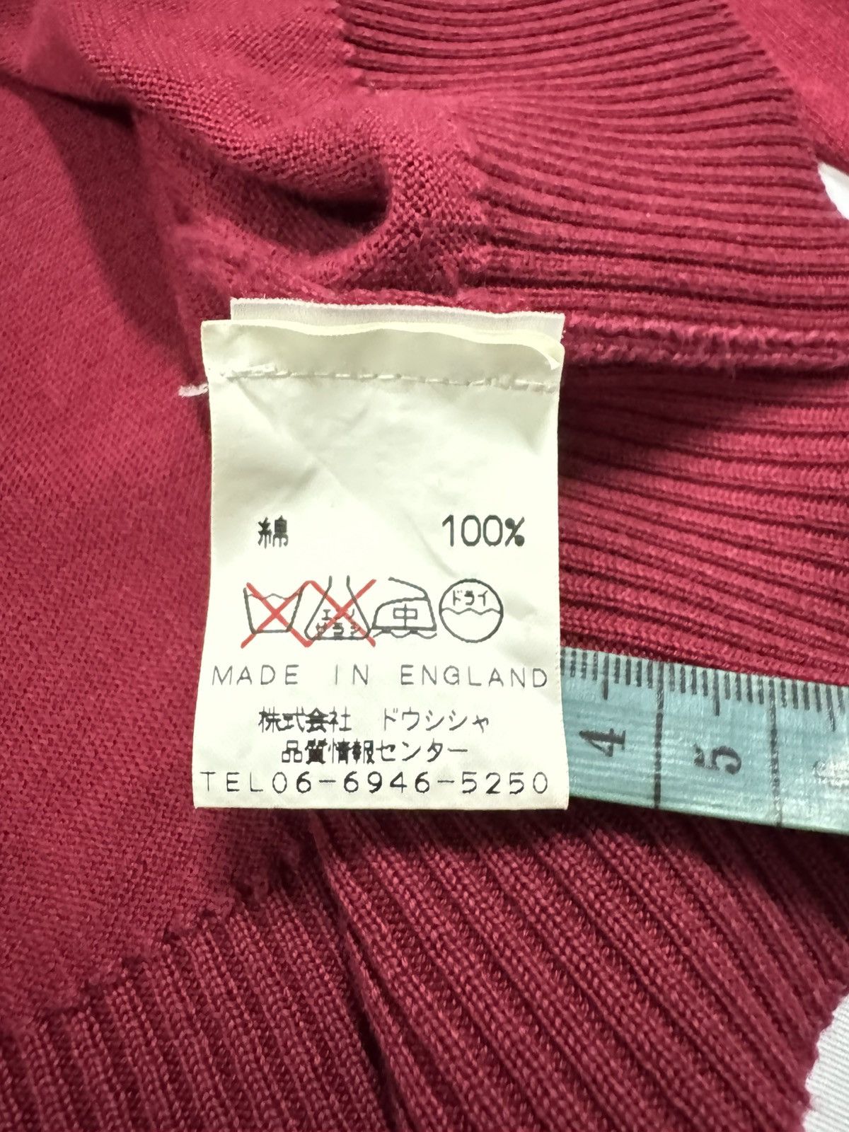 Burberry × Vintage Vtg🎈Burberrys Polo Shirt Jumper Oversized Made In England Size US S / EU 44-46 / 1 - 19 Thumbnail