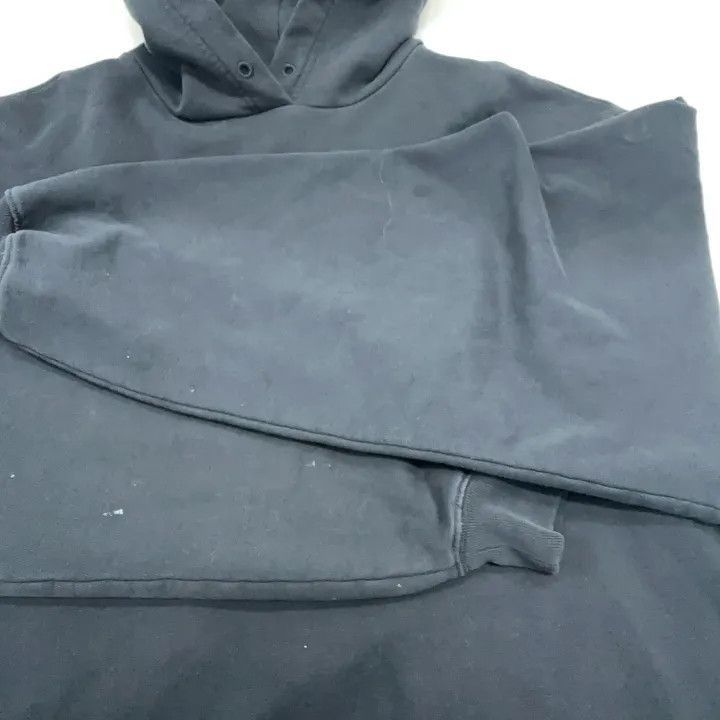 Balenciaga Balenciaga Black Logo Print Oversized Hoodie 0079-2507 Size XS / US 0-2 / IT 36-38 - 8 Thumbnail