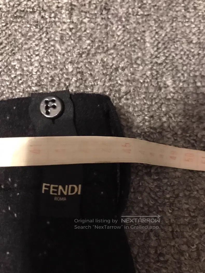 Fendi Fendi Casual Pants, Full Wool Material, Heavy Weight, Snow Size US 34 / EU 50 - 8 Thumbnail