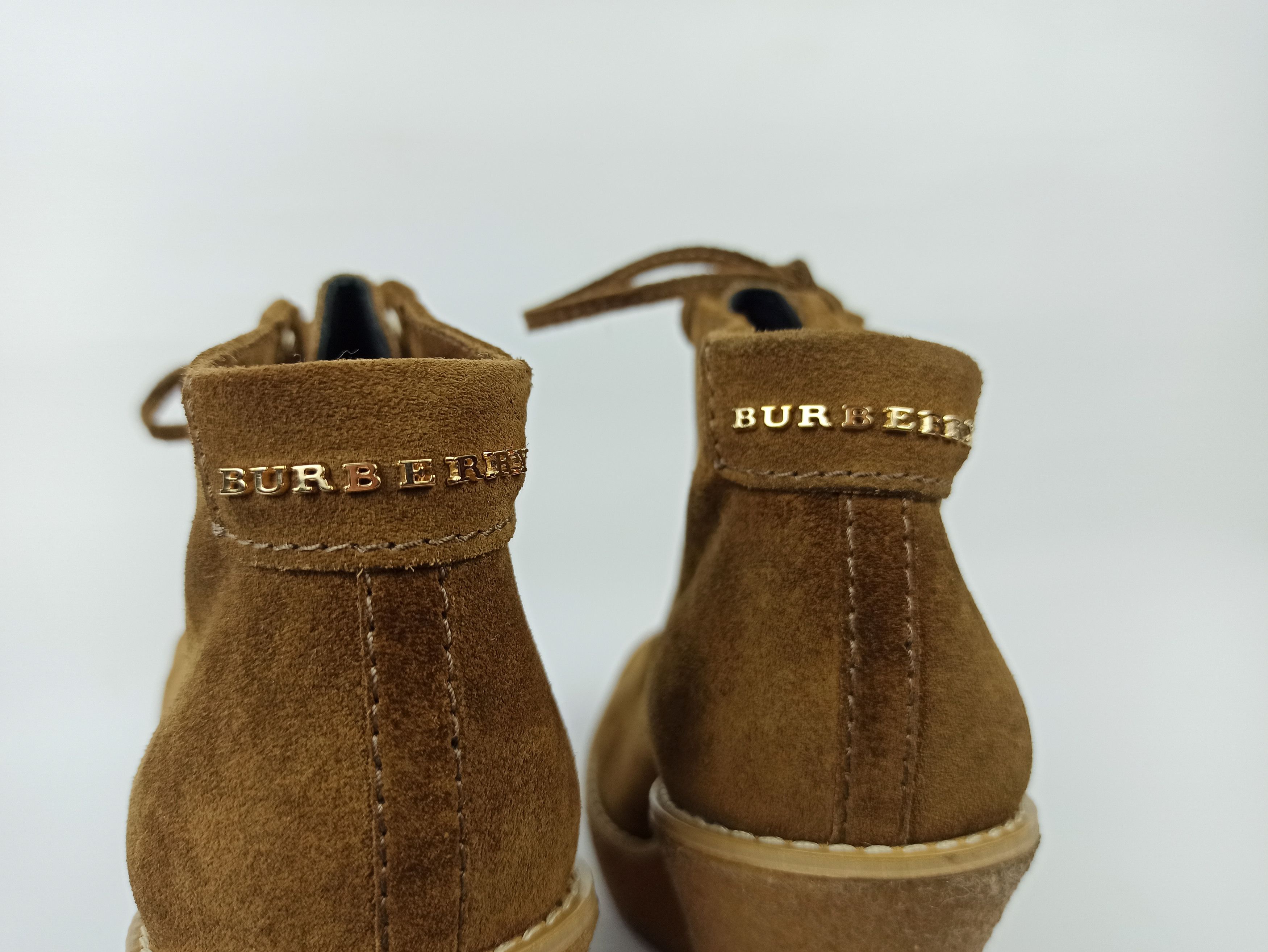 Burberry Burberry Suede Wedge Ankle Boots Size US 7.5 / IT 37.5 - 6 Thumbnail