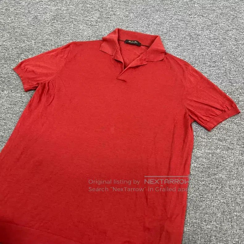 Loro Piana Loro Piana Polo Knit Short Sleeve Size M / US 6-8 / IT 42-44 - 3 Thumbnail