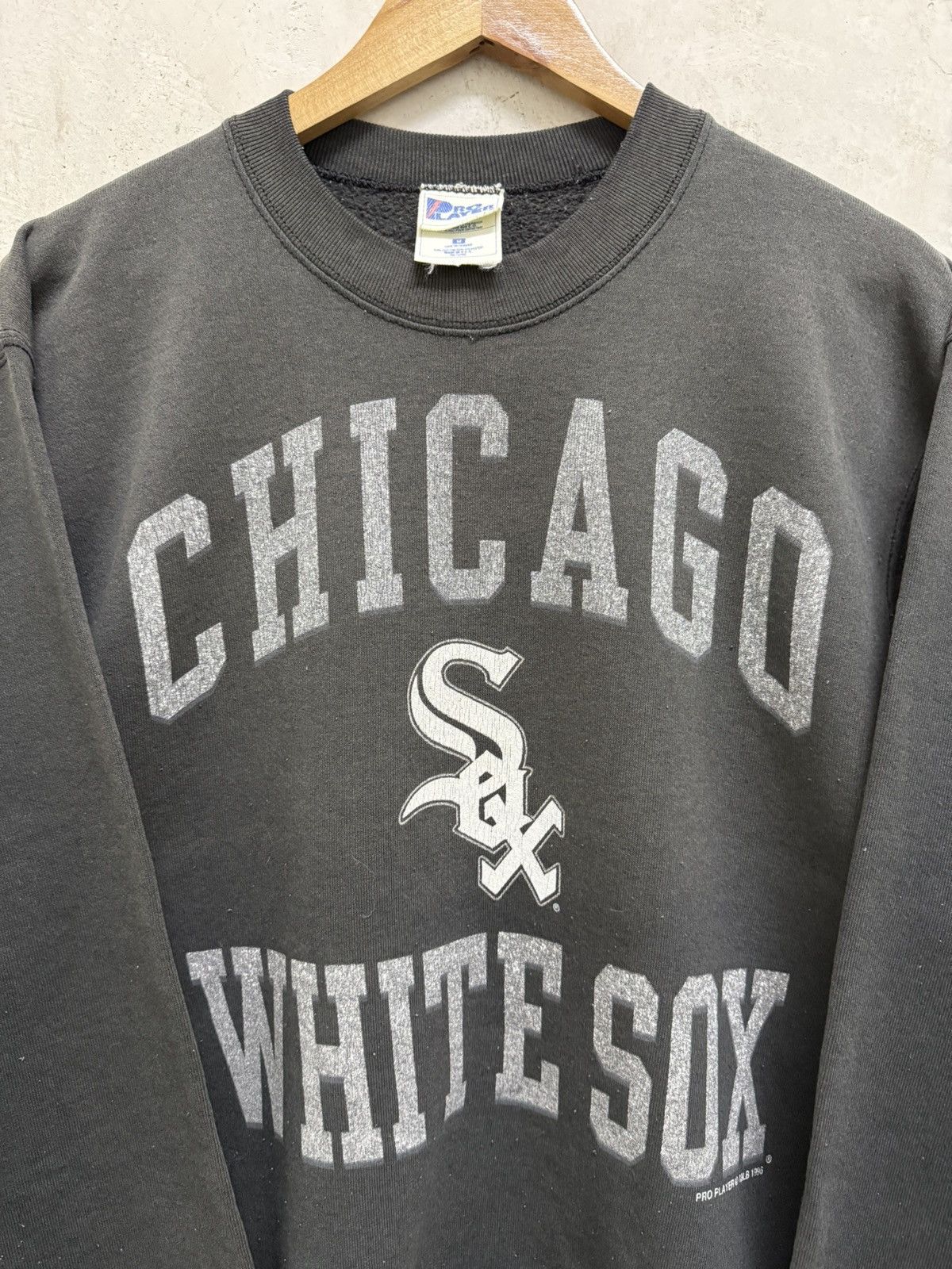 Pro Player Vintage 90s Chicago White Sox MLB Sweatshirt Size US M / EU 48-50 / 2 - 2 Thumbnail