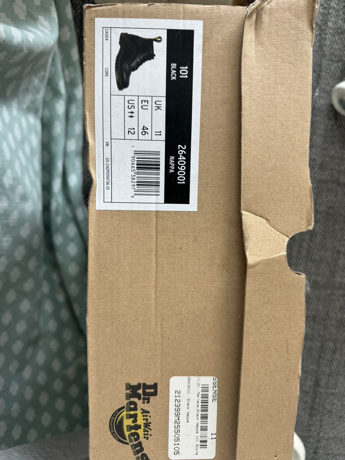 Dr. Martens Dr. Martens 101 Black US 11 Size US 11 / EU 44 - 2 Thumbnail