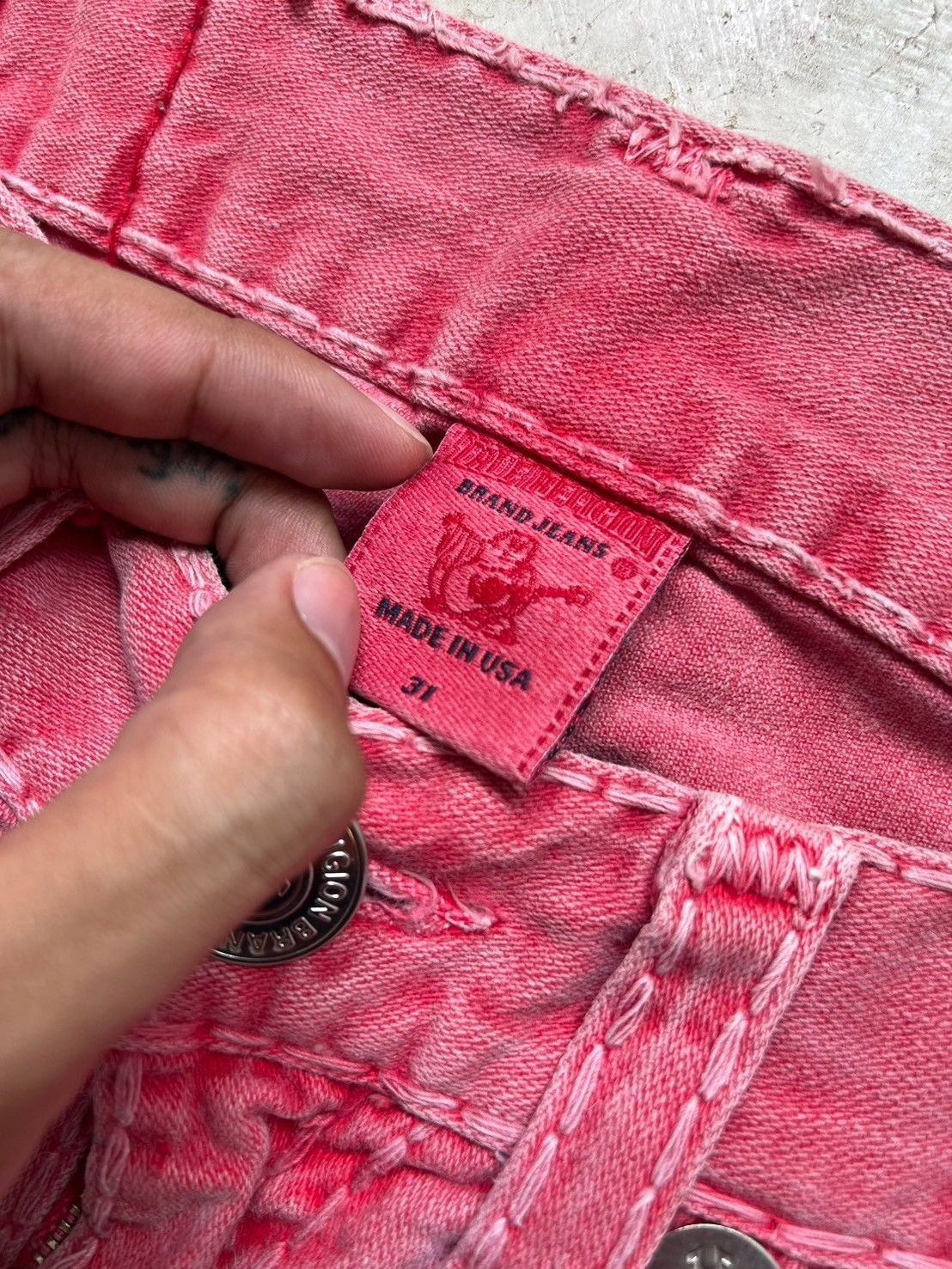 True Religion Vintage True Religion Bobby Supper T Jeans Size US 34 / EU 50 - 4 Thumbnail