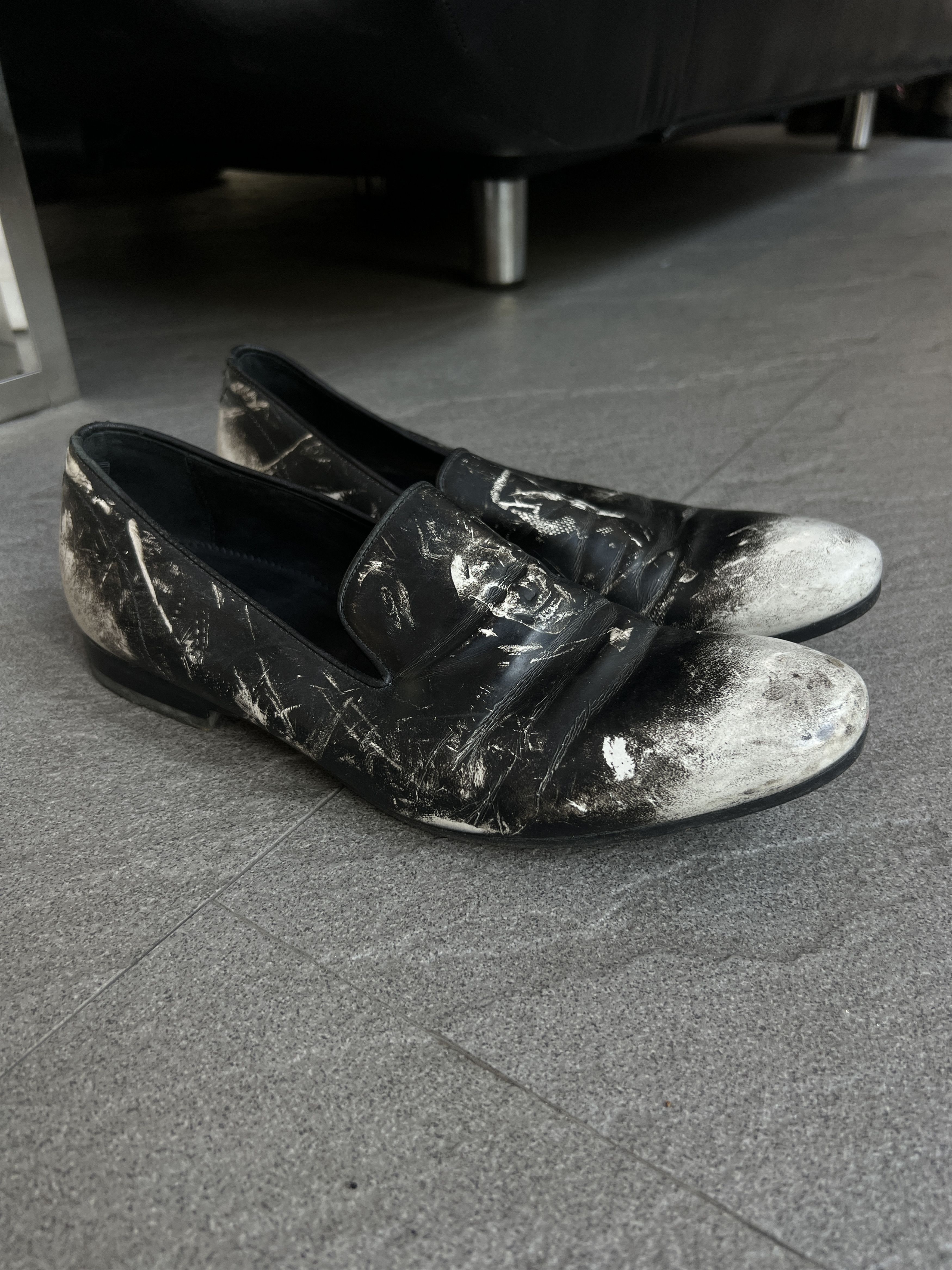 Alexander McQueen Alexander McQueen Skull Distressed Loafers EU42 Size US 9 / EU 42 - 2 Thumbnail