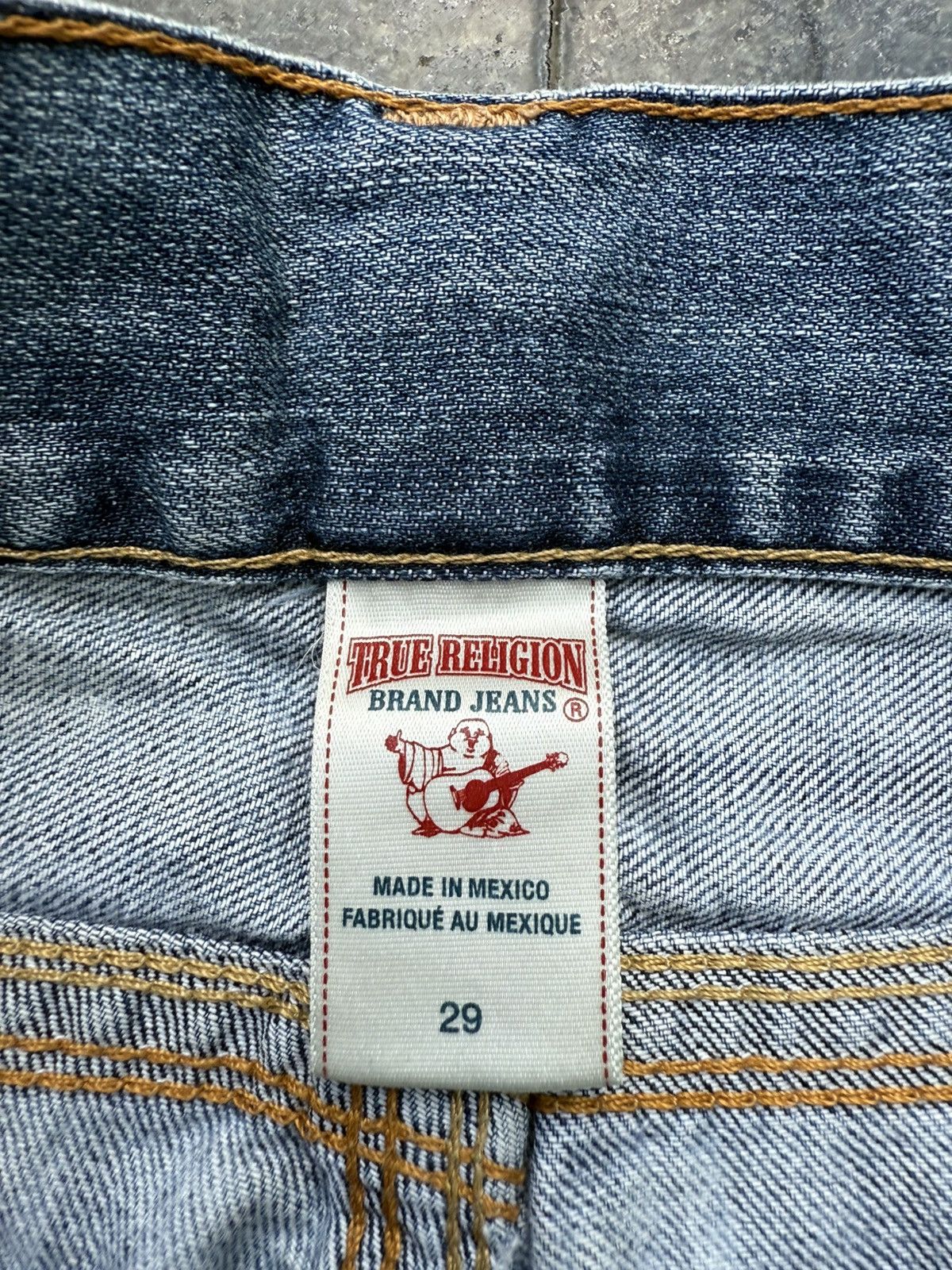 True Religion 90’s TRUE RELIGION RARE POCKET LOGO Y2K VINTAGE DENIM PANTS Size US 30 / EU 46 - 12 Thumbnail