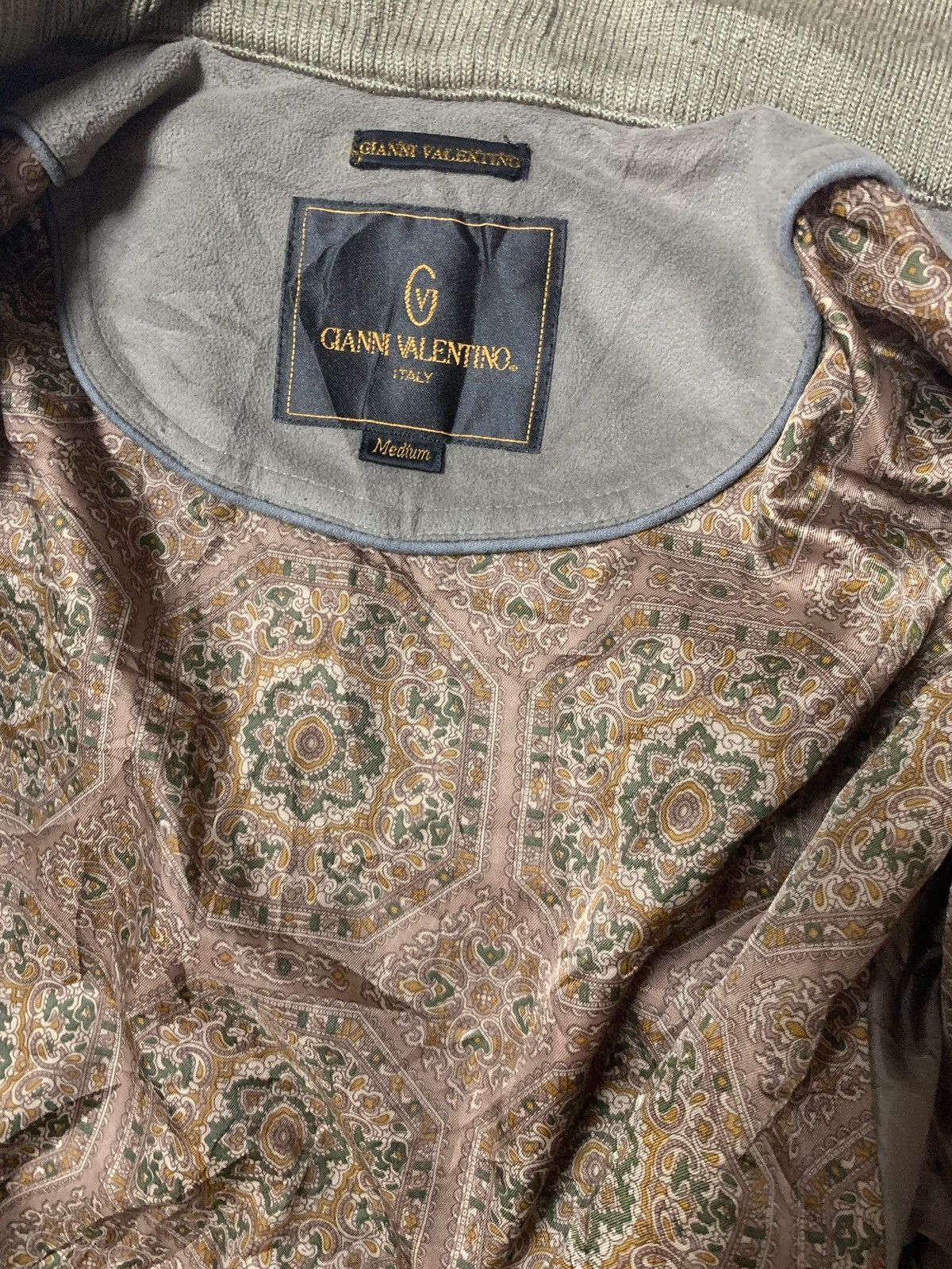 Japanese Brand × Vintage STEAL💥 VTG Gianni Valentino Bomber Jacket Size US M / EU 48-50 / 2 - 17 Thumbnail