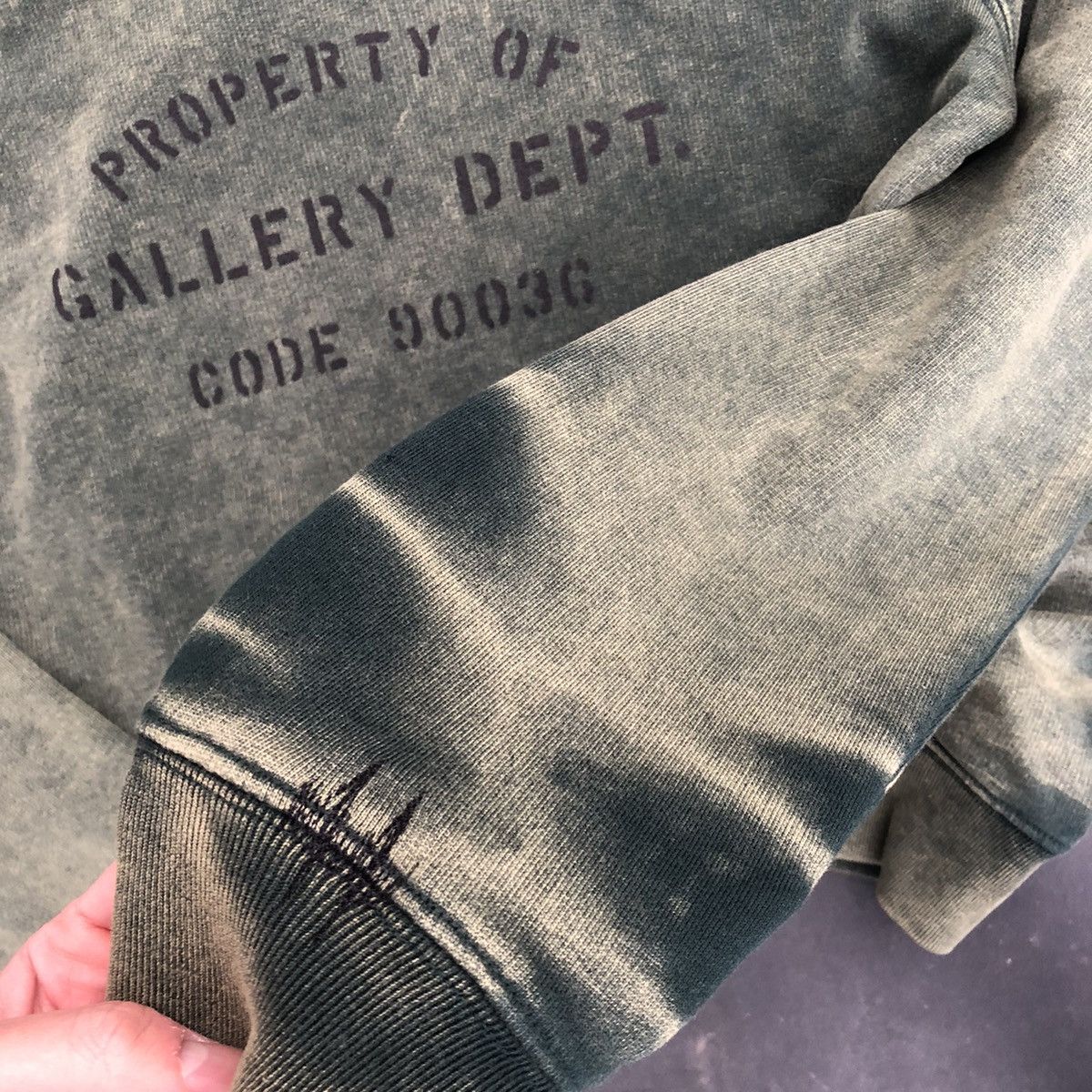Gallery Dept. × Lanvin Gallery Dept x Lanvin Olive Green Hoodie Size US M / EU 48-50 / 2 - 14 Thumbnail
