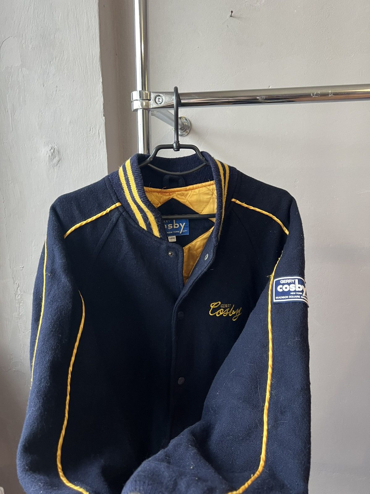 Vintage 90’S GERRY COSBY VINTAGE VARSITY USA JACKET STATE MADE JAPAN Size US L / EU 52-54 / 3 - 10 Thumbnail