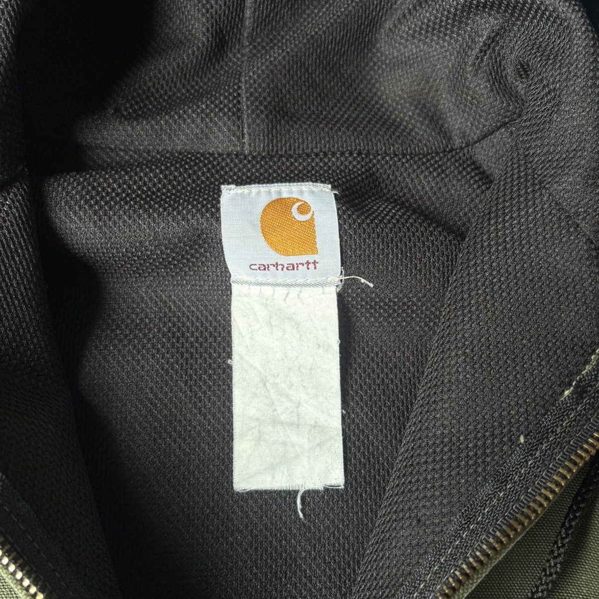 Carhartt GREEN OLIVE BIG LOGO CARHARTT ACTIVE JACKET Size US L / EU 52-54 / 3 - 5 Thumbnail