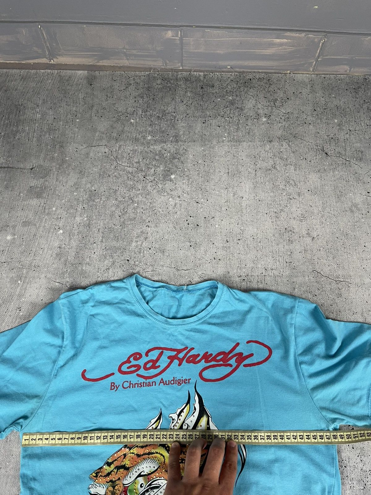 Ed Hardy Ed Hardy 🐯Vintage Y2K t shirt Christian Audigier Size L / US 10 / IT 46 - 4 Thumbnail