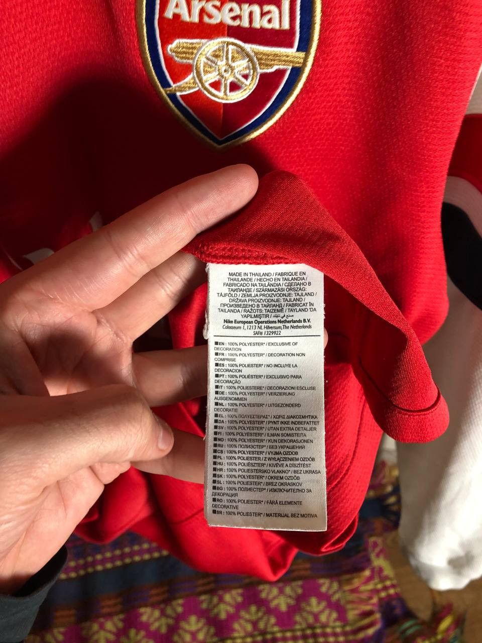 Nike VINTAGE NIKE FC ARSENAL LONDON ENGLAND SOCCER JERSEY Y2K 90s Size US M / EU 48-50 / 2 - 5 Thumbnail
