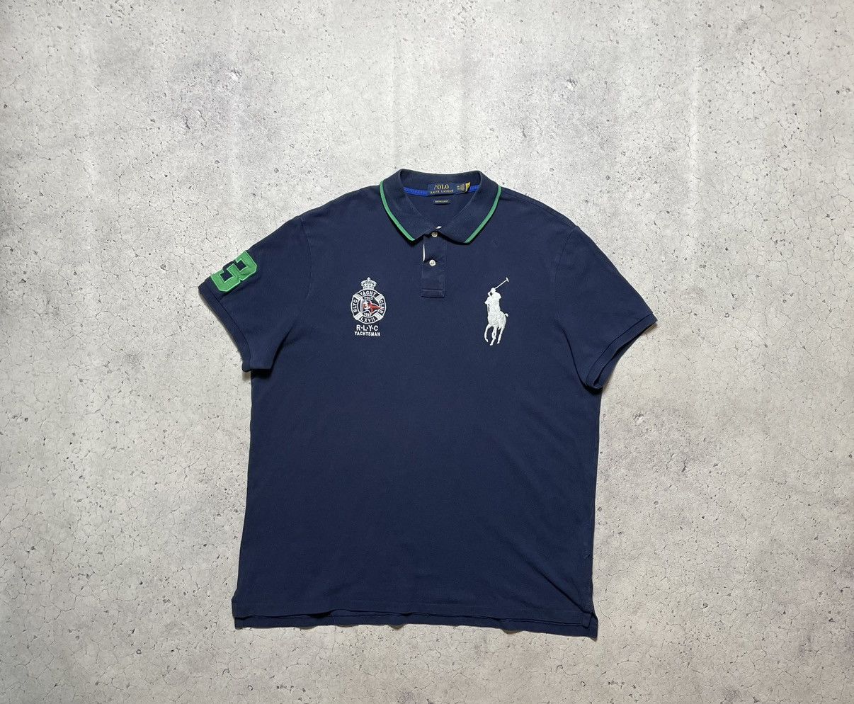 Polo Ralph Lauren Vintage PRL Shirt Polo Ralph Lauren Yachtsman Big Pony #3 Size US XXL / EU 58 / 5 - 1 Thumbnail
