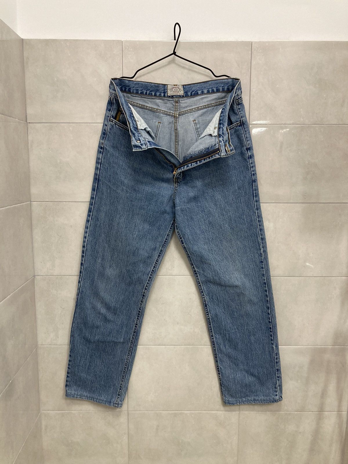 image of Vintage 90’S Armani Jeans Blue Denim Jeans, Men's (Size 36)