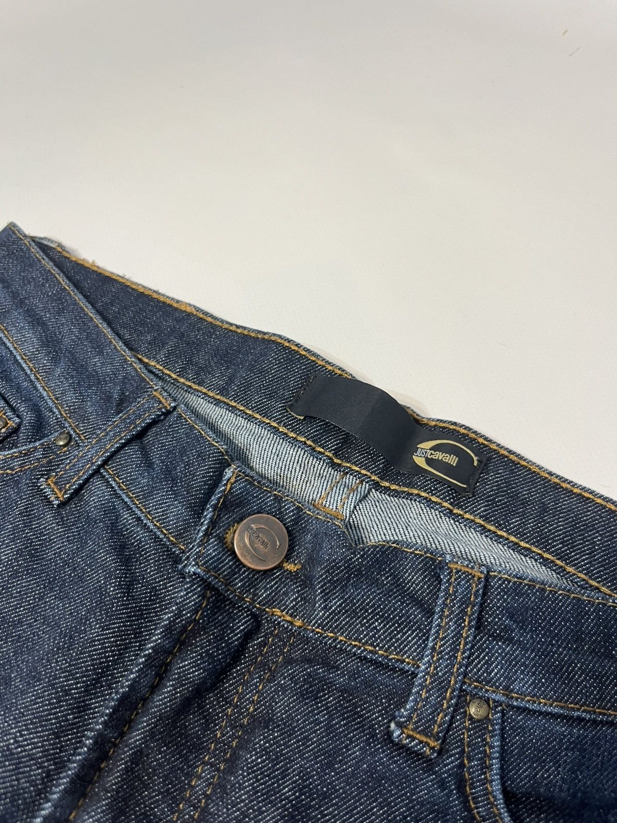 Japanese Brand × Just Cavalli × Roberto Cavalli Vintage Just Cavalli Glamour Y2K Jeans Size 29" - 3 Thumbnail