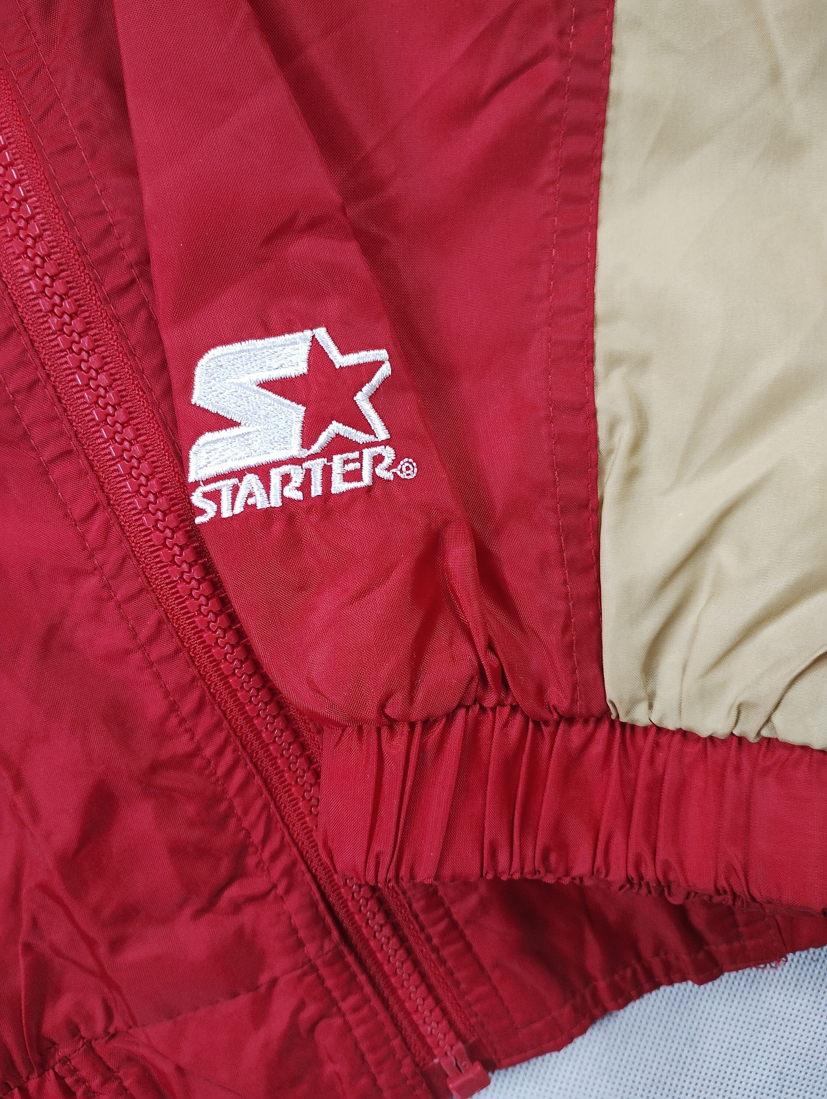 NFL × Starter Light jacket Starter NFL Red gold vintage 90s Size US M / EU 48-50 / 2 - 4 Thumbnail