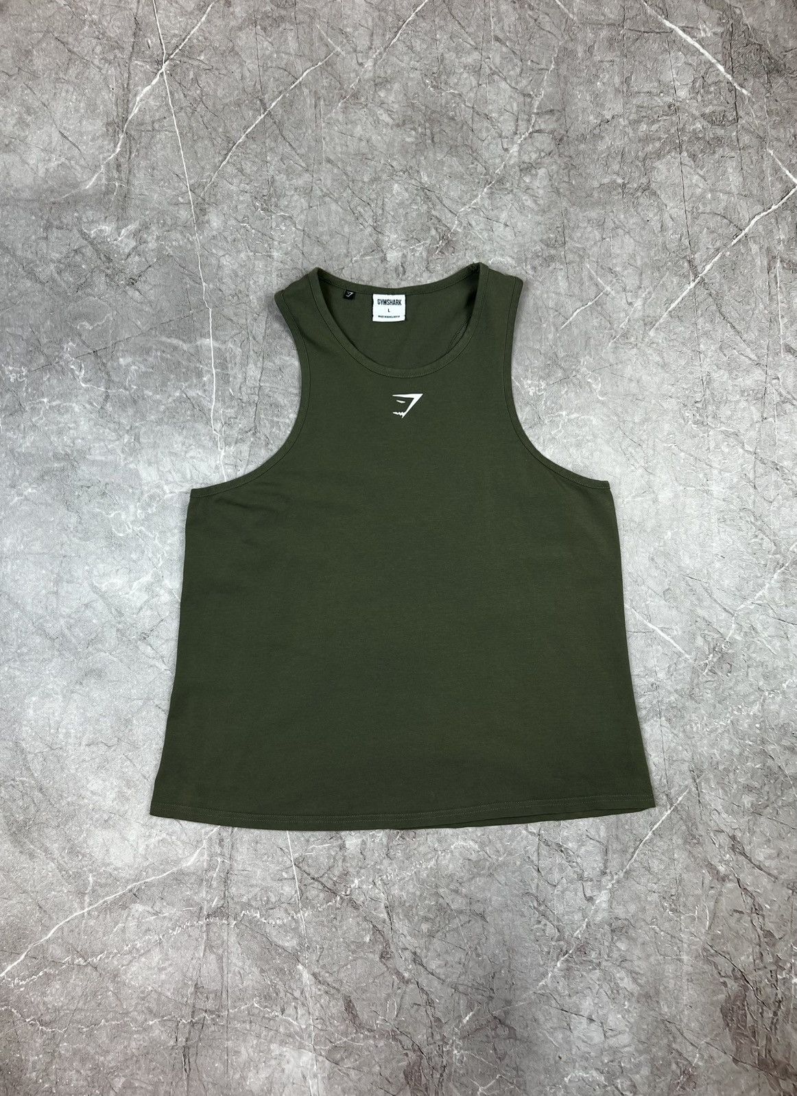 Gymshark Mens Gymshark legacy drop arm tank top T-shirt tee Size US L / EU 52-54 / 3 - 2 Thumbnail