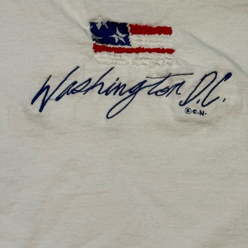 House Of The Gods Vintage 90s Fruit of the Loom D.C. USA T-Shirt L Size XL / US 12-14 / IT 48-50 - 2 Thumbnail