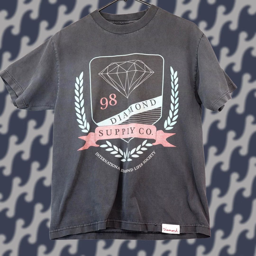 Diamond Supply Co. Diamond Supply Co. Black Shirt T-Shirt Mens M Short Sleeve Crew Neck 100% Cotton 2020s US Made Size US M / EU 48-50 / 2 - 1 Thumbnail