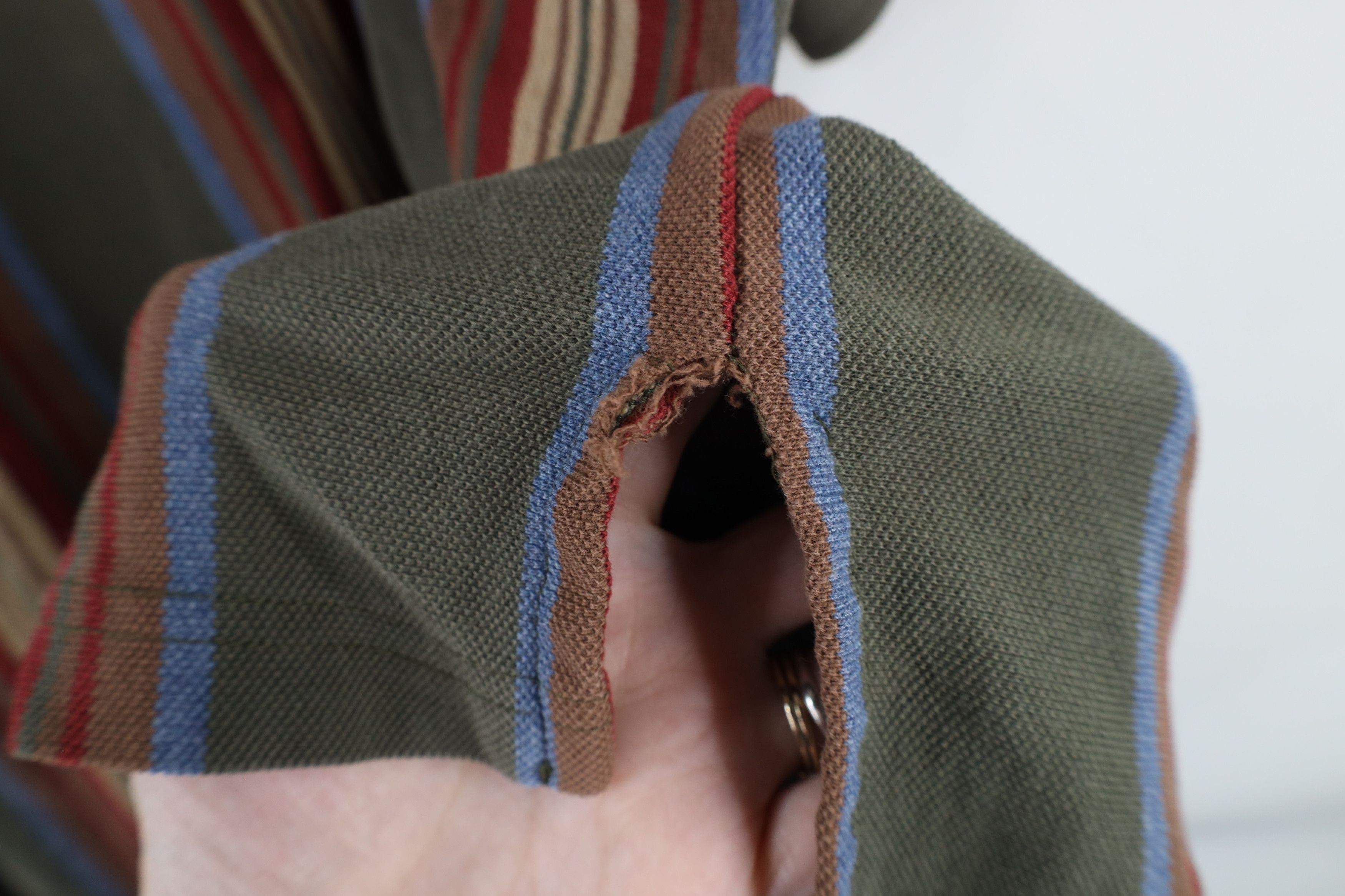 Tommy Hilfiger × Vintage Vintage 90s Tommy Hilfiger Striped Collared Polo Shirt Size US XL / EU 56 / 4 - 7 Thumbnail