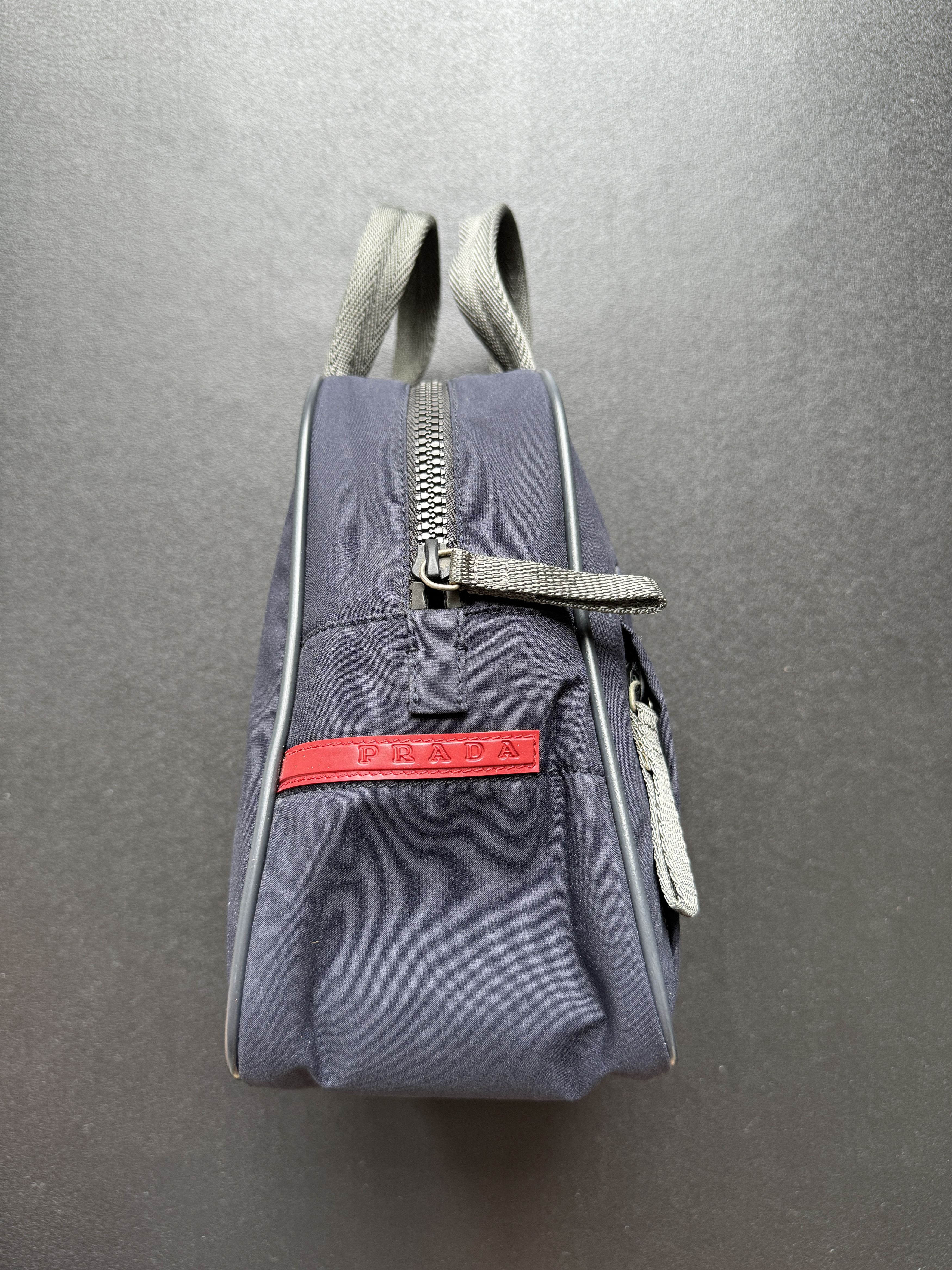 Prada PRADA Linea Rossa Small Blue Handbag Size ONE SIZE - 2 Thumbnail
