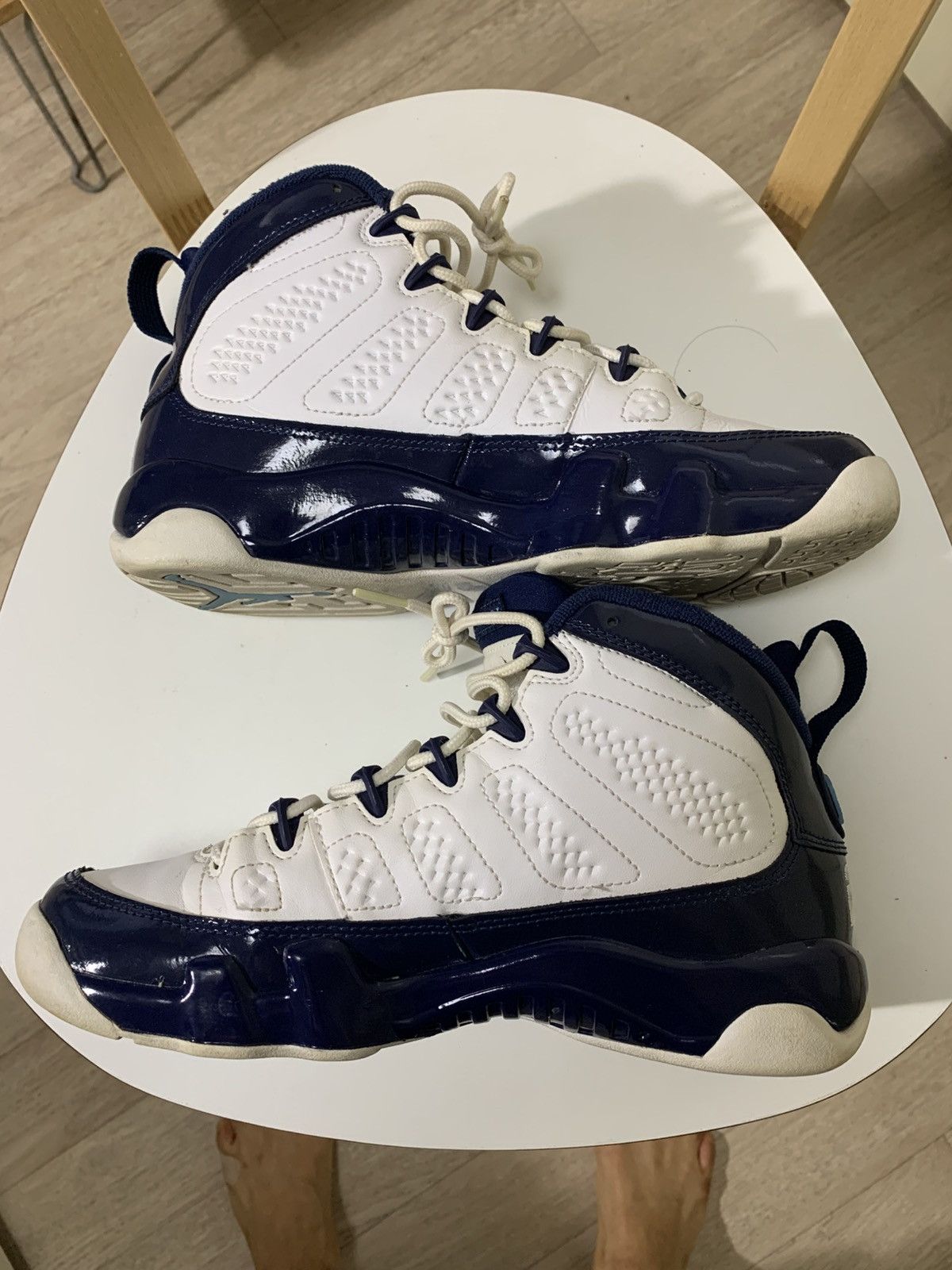 Nike Nike Air Jordan 9 Retro Pearl Blue Size 6Y Size US 6 / EU 39 - 1 Thumbnail