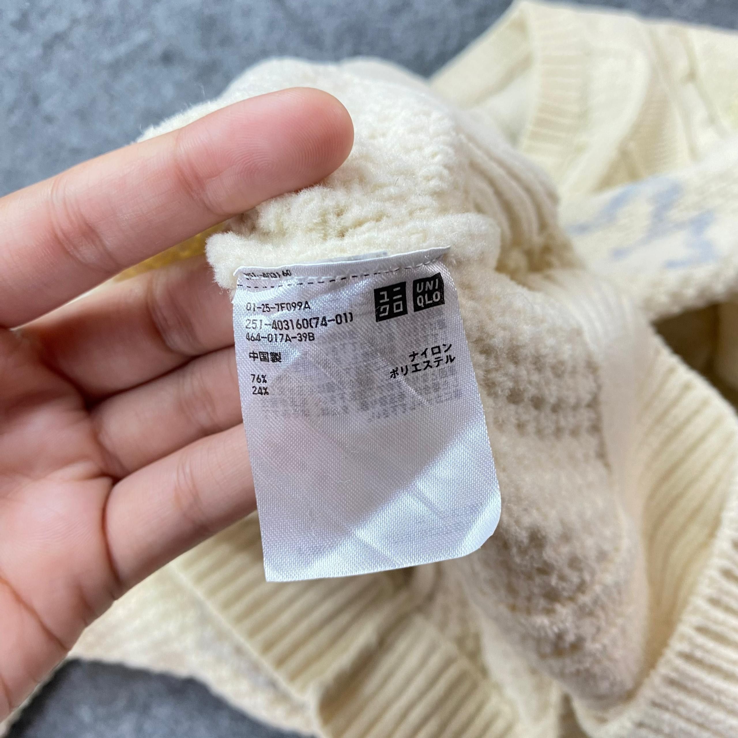 Uniqlo Vintage Ines Des La Fresangge Paris Uniqlo Cardigan Knitwear Size US L / EU 52-54 / 3 - 8 Thumbnail