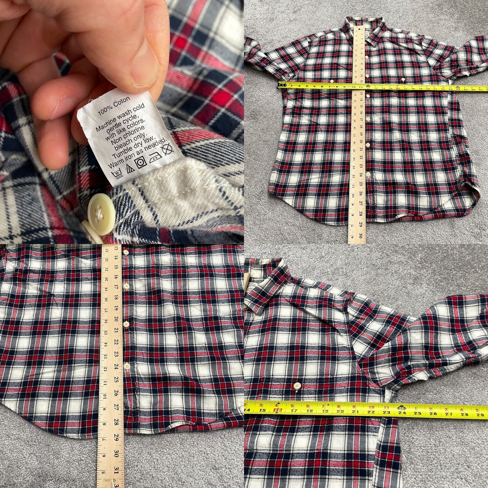 J.Crew J. Crew Flannel Slim Fit Shirt Mens XL Multicolor Plaid Button Down Long Sleeve Size US XL / EU 56 / 4 - 8 Thumbnail