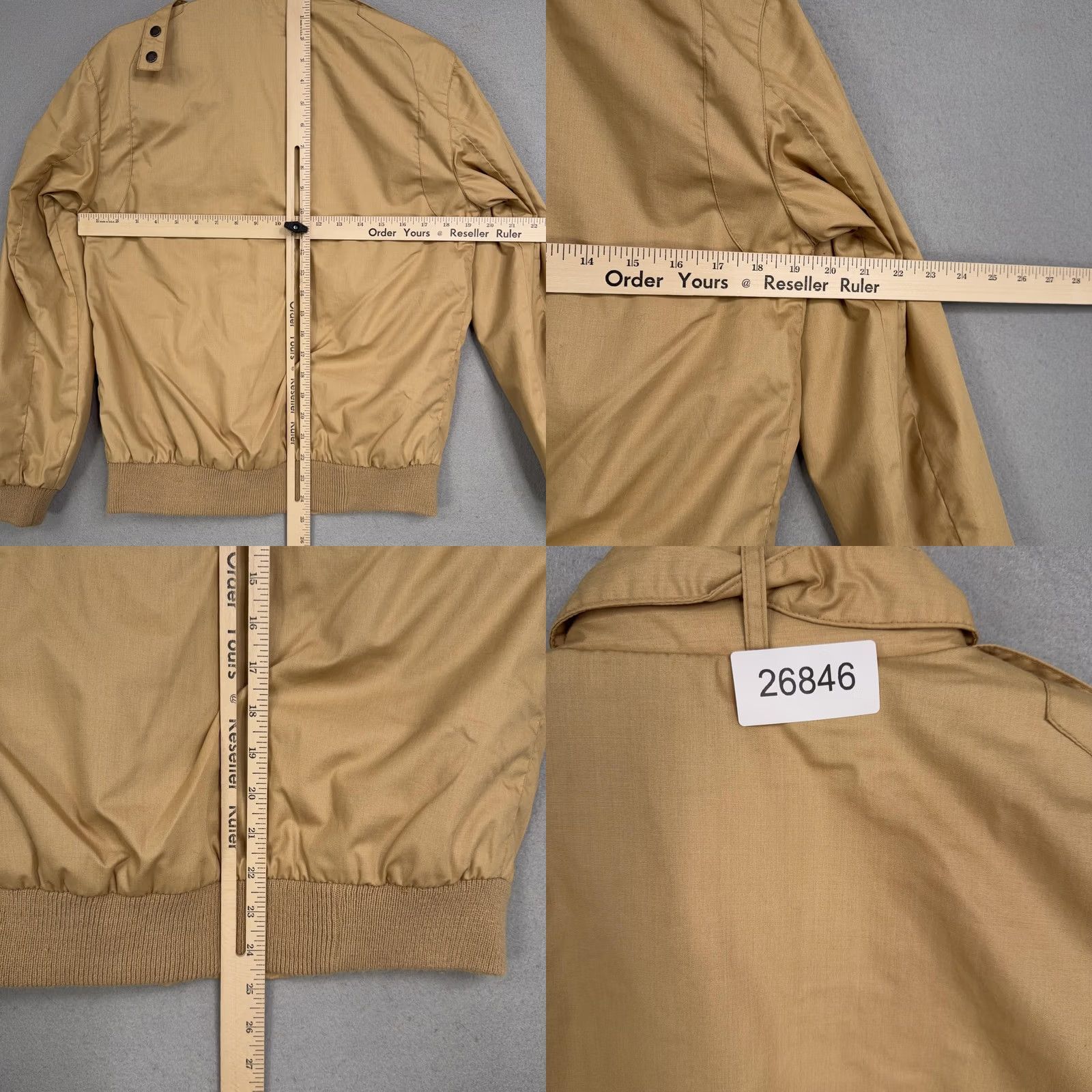 Vintage Generation One Jacket Mens S Beige Bomber Full Zip Casual Size US S / EU 44-46 / 1 - 8 Thumbnail