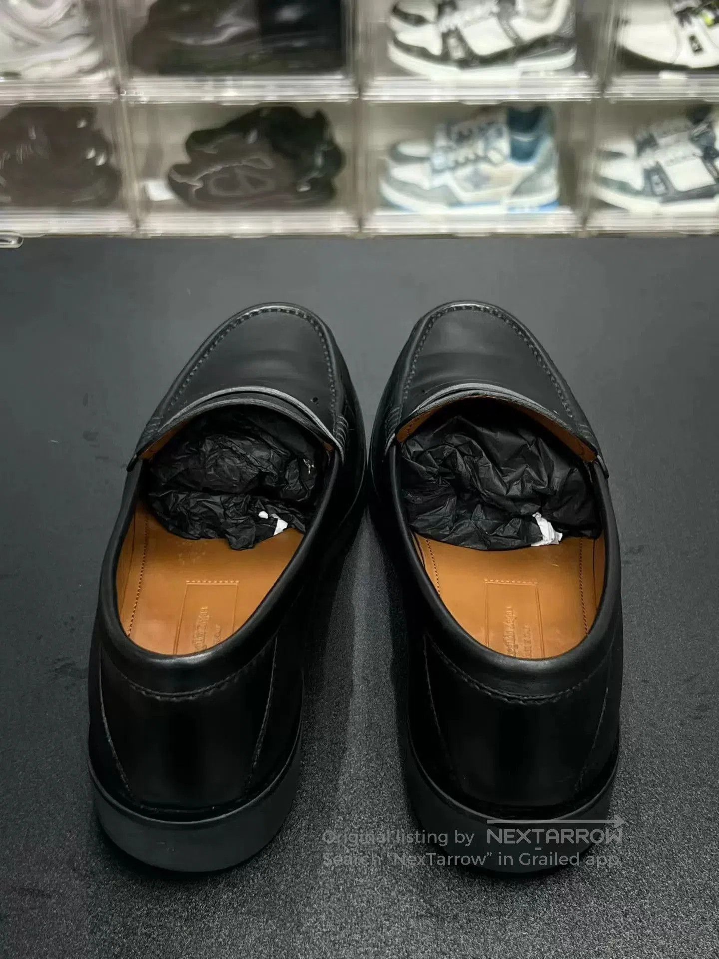 Ermenegildo Zegna Black Leather Slip-On Loafers Size 7.5. Size US 7.5 / EU 40-41 - 6 Thumbnail