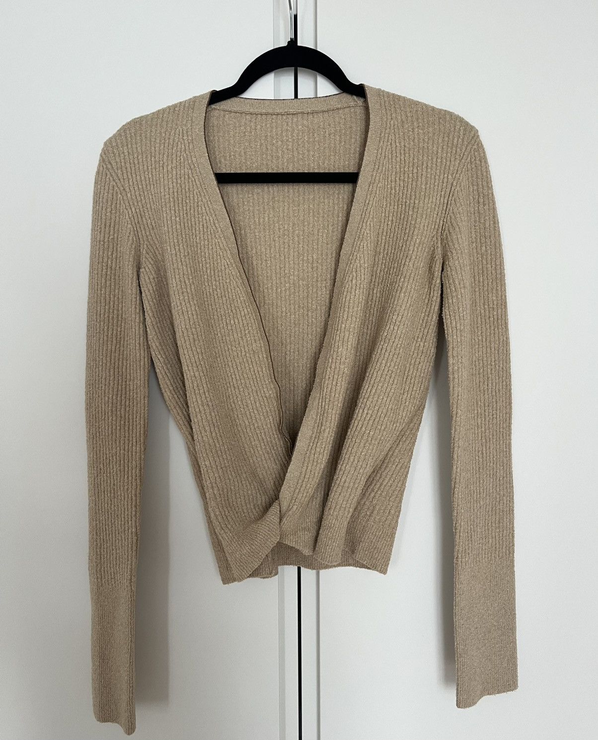Jacquemus Le Gillet Noue beige brown cardigan sweater 36 Size S / US 4 / IT 40 - 6 Thumbnail
