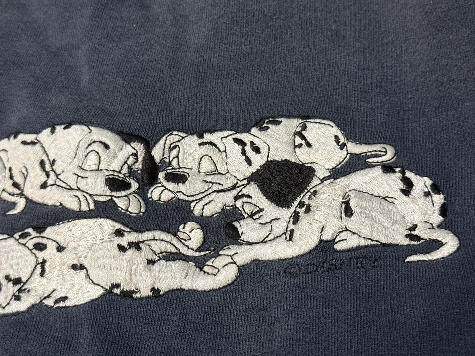 Vintage Vintage 90s 101 Dalmations Disney Mock Neck Size US M / EU 48-50 / 2 - 10 Thumbnail