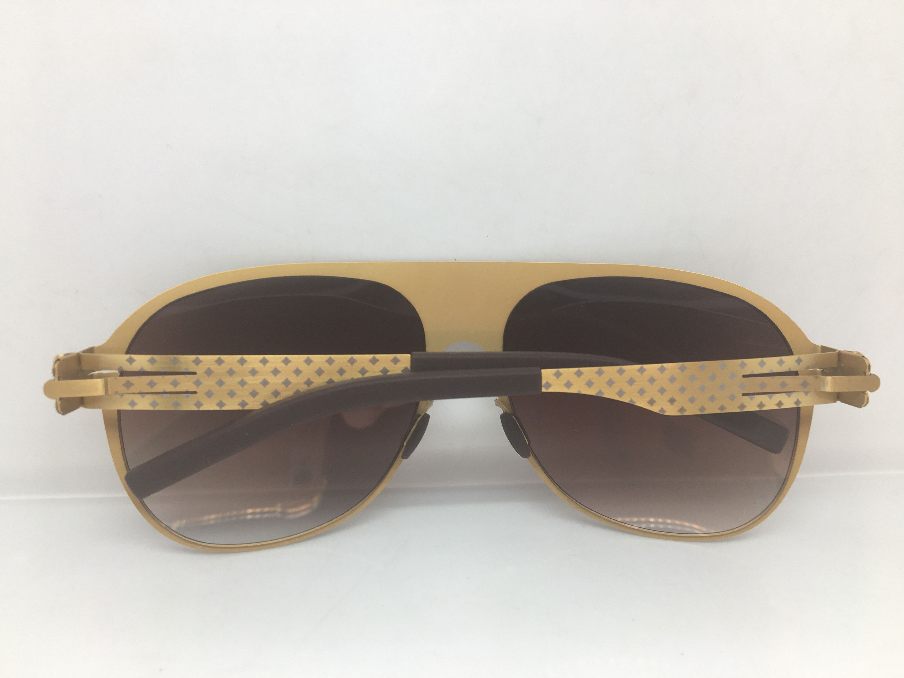 Other idesign Gold Alloy Aviator Sunglasses Frame Pilot Size ONE SIZE - 8 Thumbnail