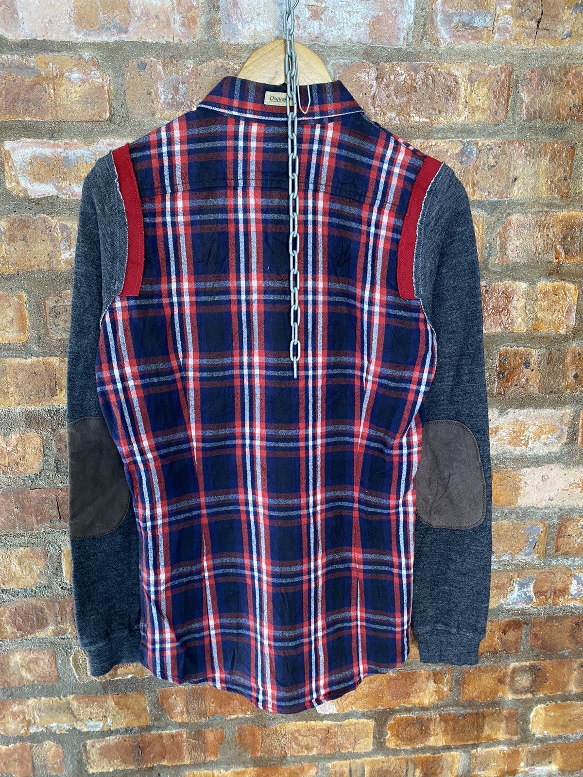 Dsquared2 AW11 Shadow Flannel hybrid leather trim button uo Size US M / EU 48-50 / 2 - 8 Thumbnail
