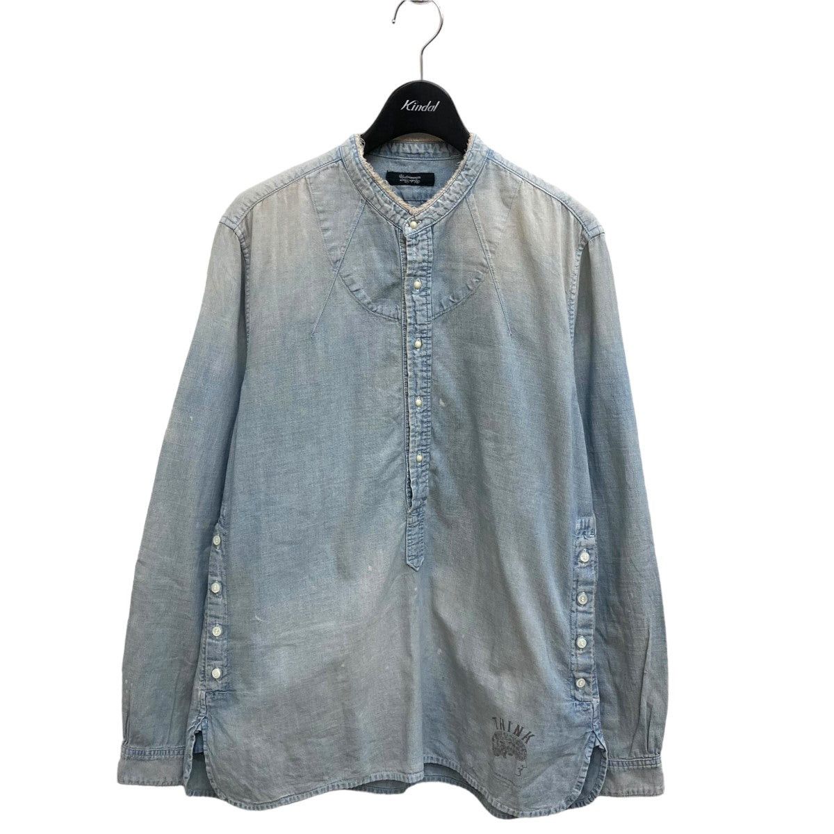 Undercover Undercover 12AW Shambray Bullover Denim Shirt J9404-2 Size US M / EU 48-50 / 2 - 1 Thumbnail