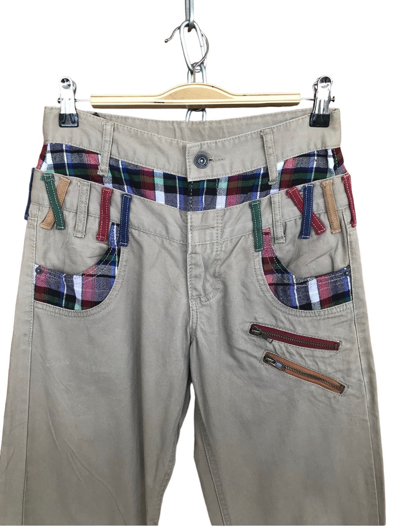 Hysteric Glamour Japanese Brand Double Waist Khakis Pants Size US 28 / EU 44 - 1 Thumbnail
