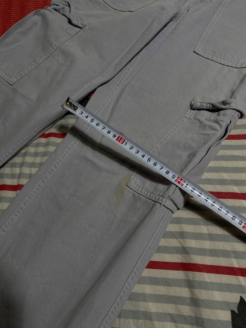 Japanese Brand Crazy Crash Dirty Baggy Faded Jean Japan Avant Garde Style Size US 32 / EU 48 - 20 Thumbnail